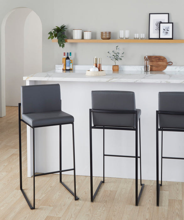 Fuji - Contemporary High Back Barstool Elegant Design