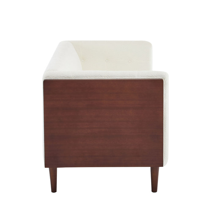 Contemporary 3 Seater Sofa With Tufted Design