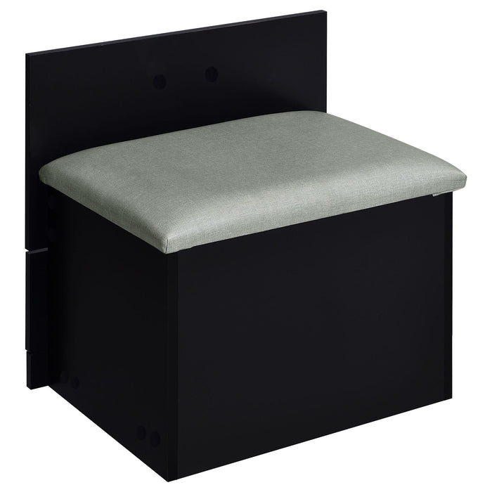 Ayuba - 3 Drawer Makeup Vanity Table With Mirror And Stool