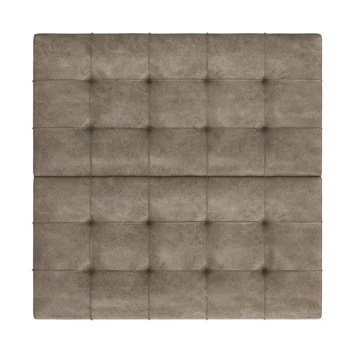 Harrison - Square Coffee Table Ottoman - Brown