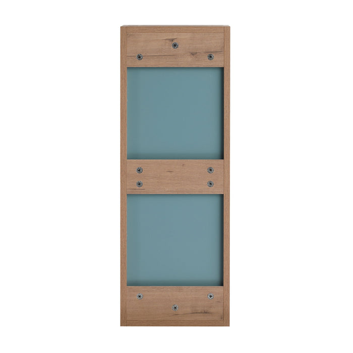 10" Wall Mounted Storage Cabinet, Bathroom Cabinet With Soft Close Door - Imitative Oak