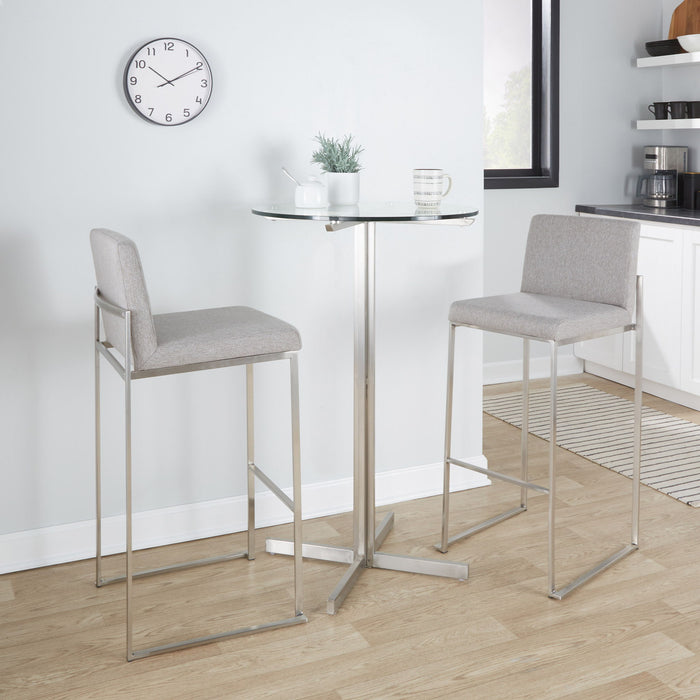 Fuji - Contemporary And Modern Elegance High Back Barstool
