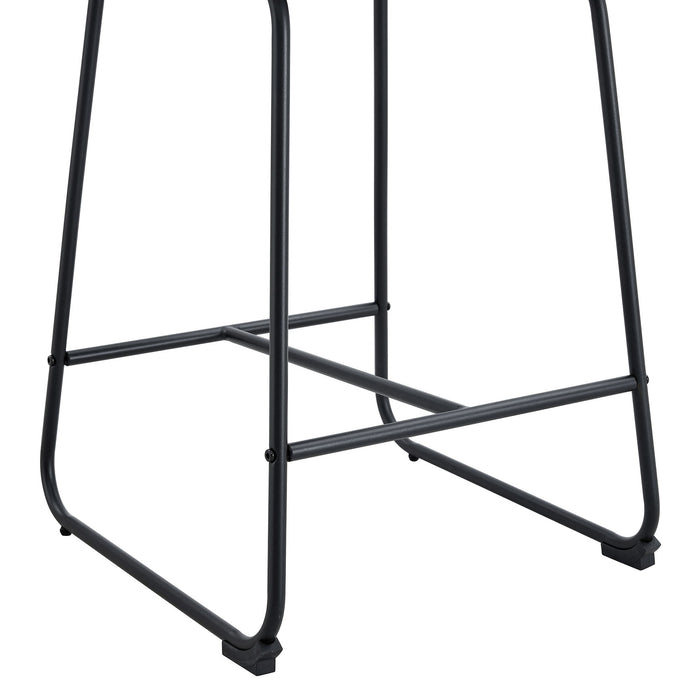 Retro Bar Chairs, Comfortable Stools (Set of 2)