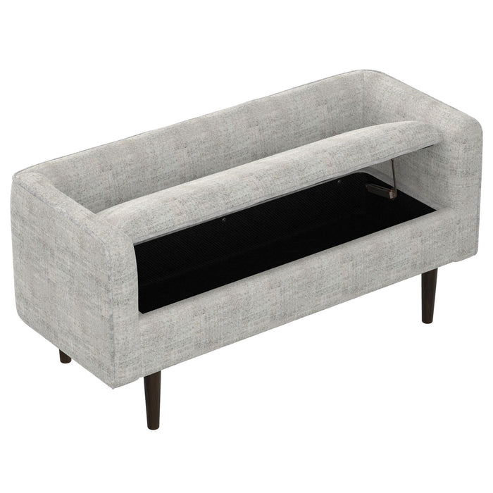 Isla - Storage Ottoman - Howlite