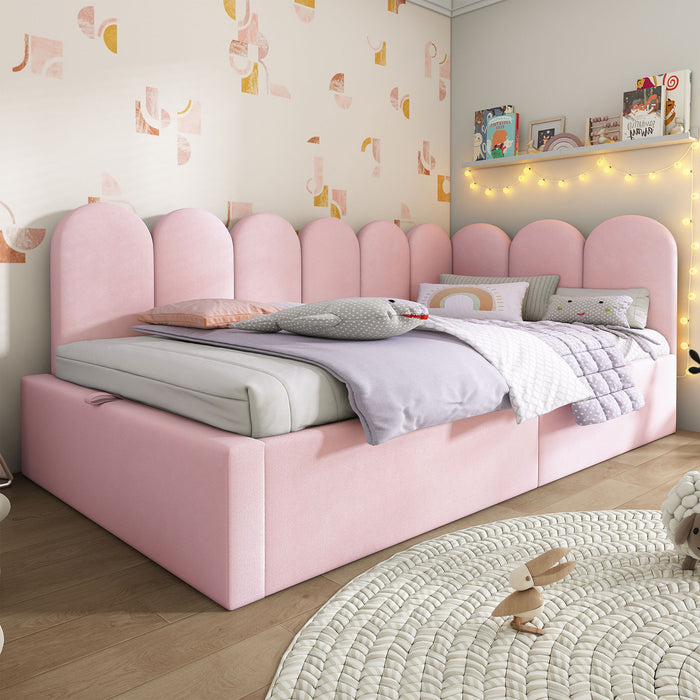 Upholstered Daybed With Hydraulic Storage