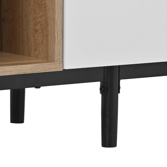 TV Stand With 3 Doors, Media Console Table