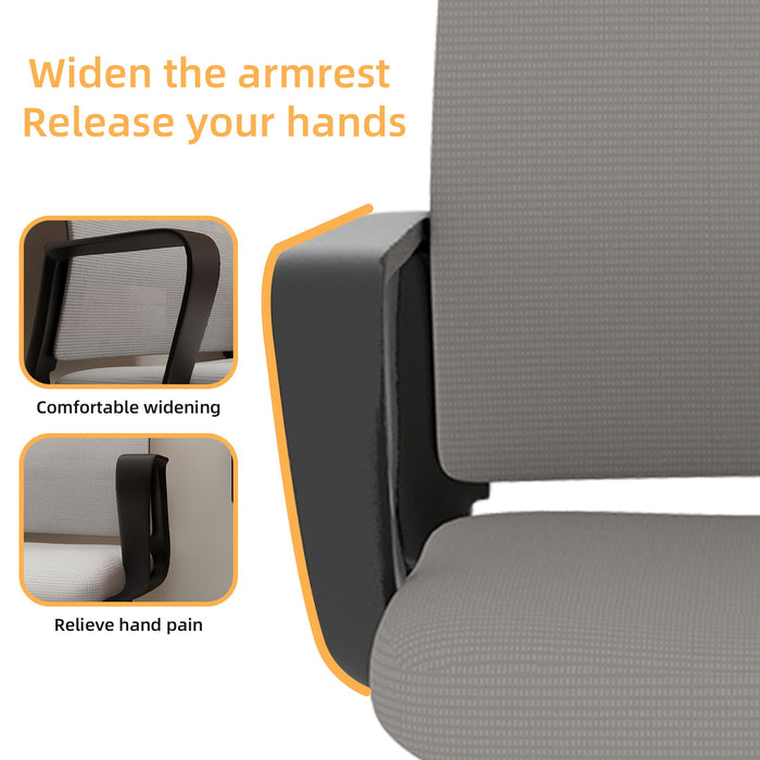Minimalist Office Chair & Soft Backrest