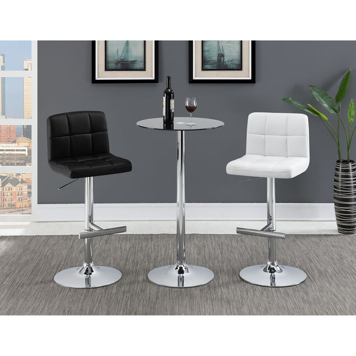 Adjustable Bar Stool (Set of 2) - Black