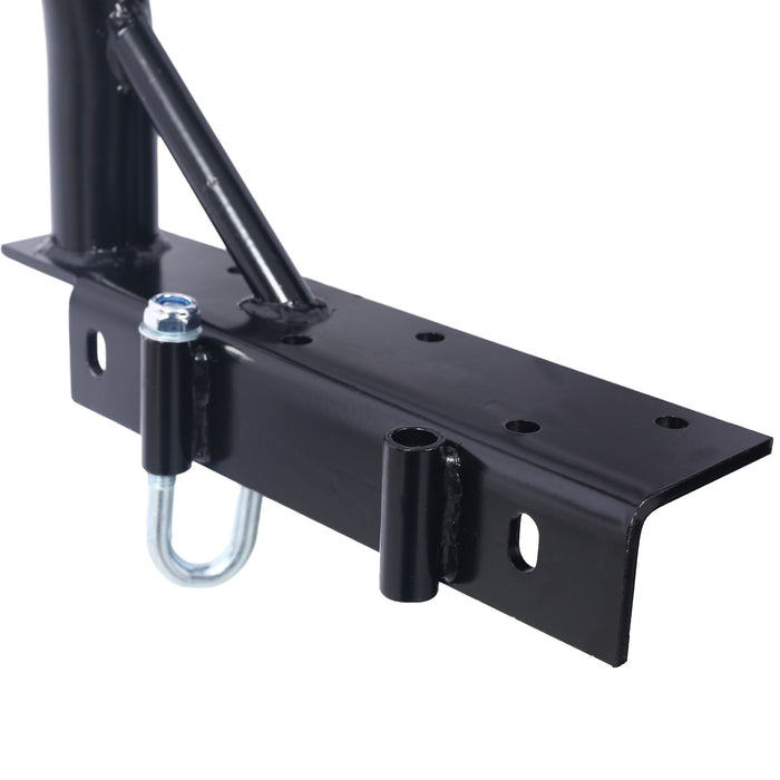 Heavy Duty Extendable Steel Truck Ladder Rack (Set of 2) - Black