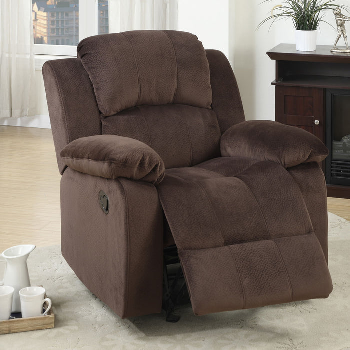 Modern Style Living Room Set With Reclining