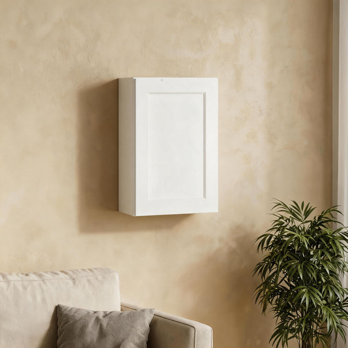 Shaker Wall Cabinet With 2 Adjustable Shelves