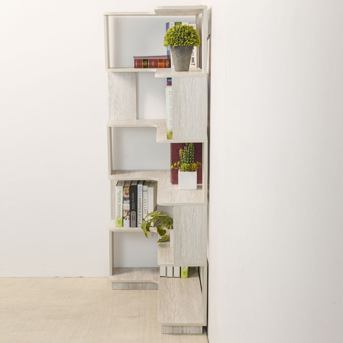 L-Shaped Corner Bookshelf