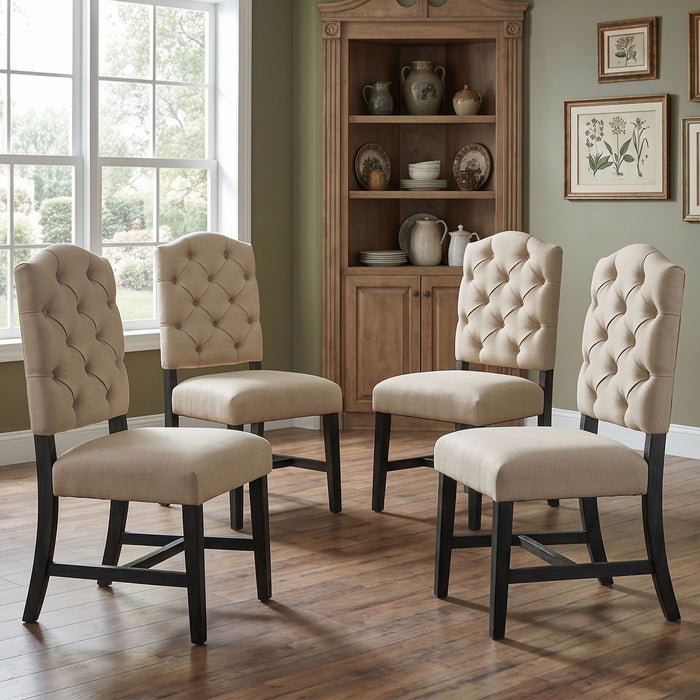 Retro Style Dining Chair Set
