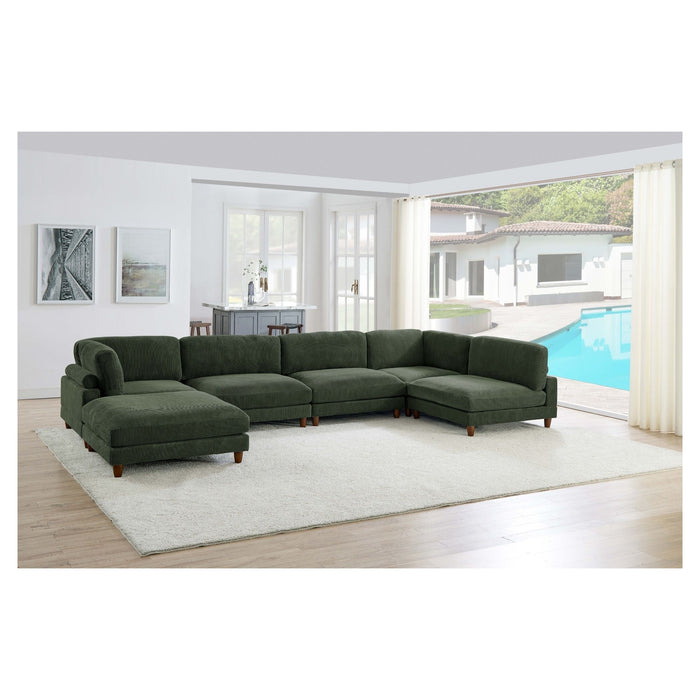 Modern Modular Sectional With Adjustable Back Support