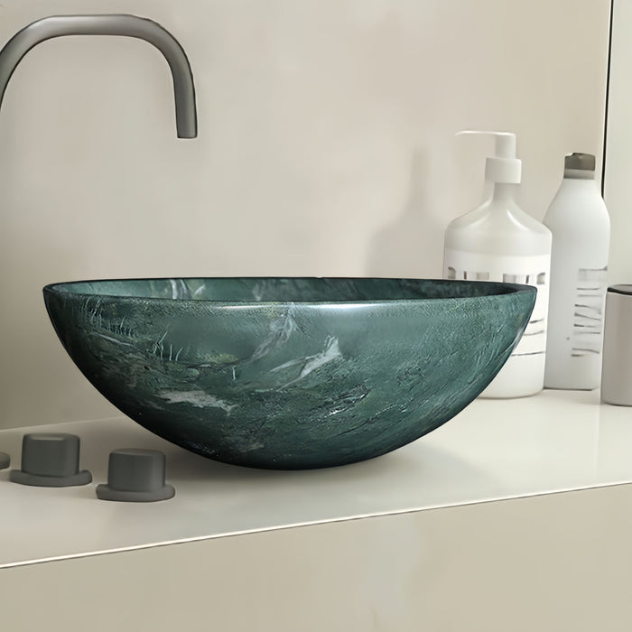 Bathroom Vessel Sink, Circular Design