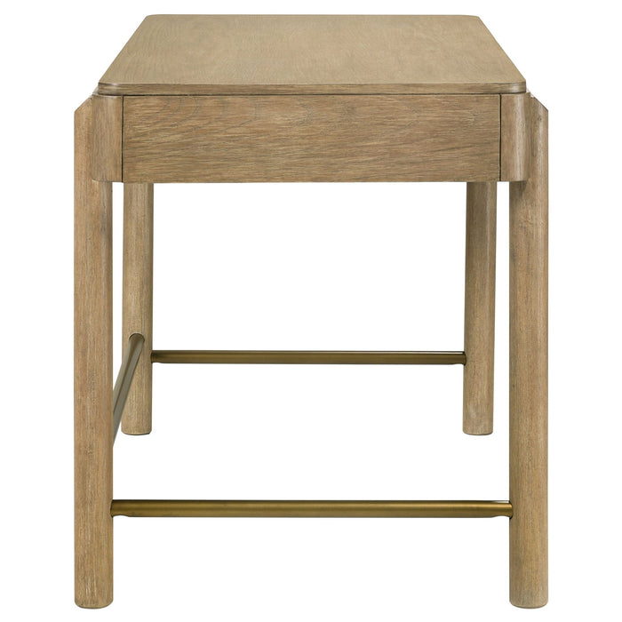 Benson - 2 Drawer Vanity Desk Makeup Table - Sand
