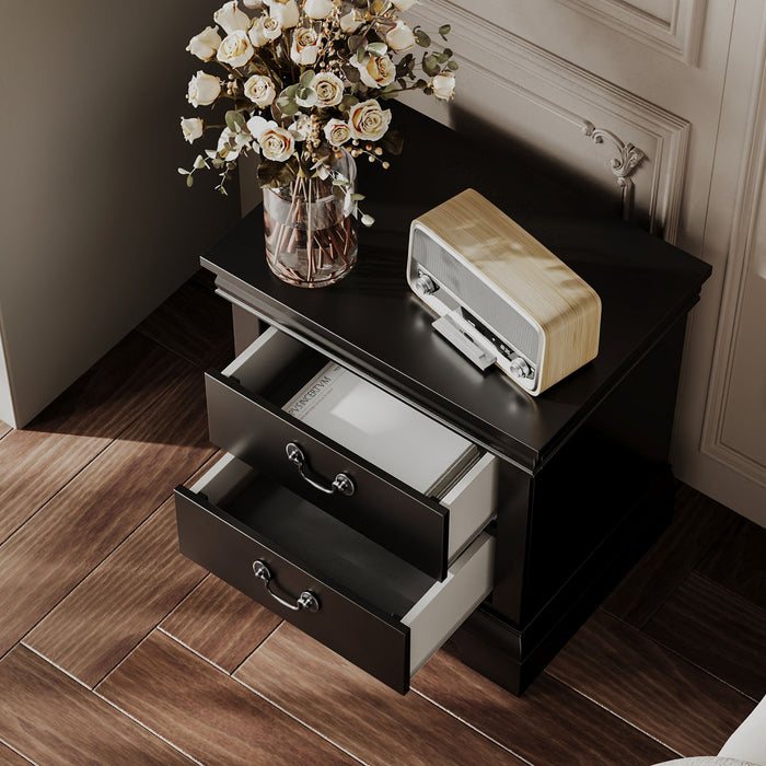 Nightstand With 2 Drawers