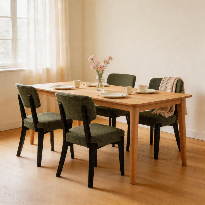Contemporary Armless Dining Chairs (Set of 2)