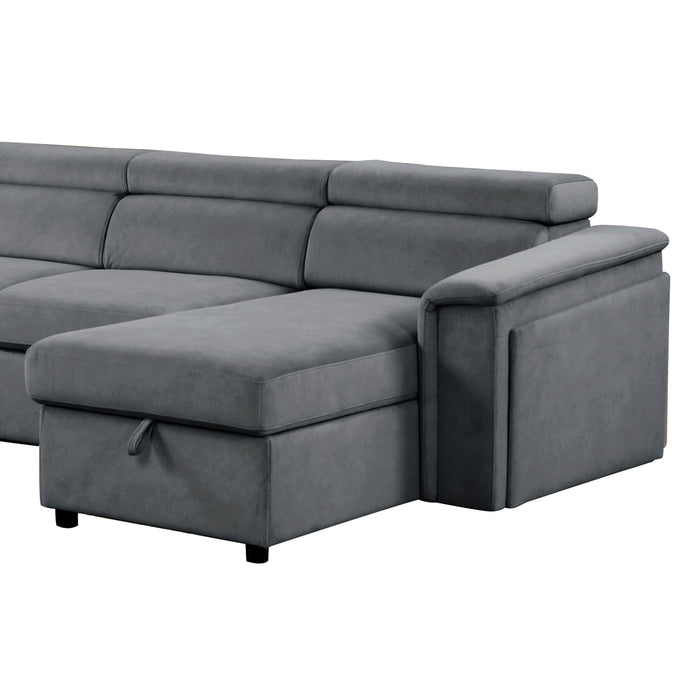 Harvey - Power Recliner Sleeper Sectional