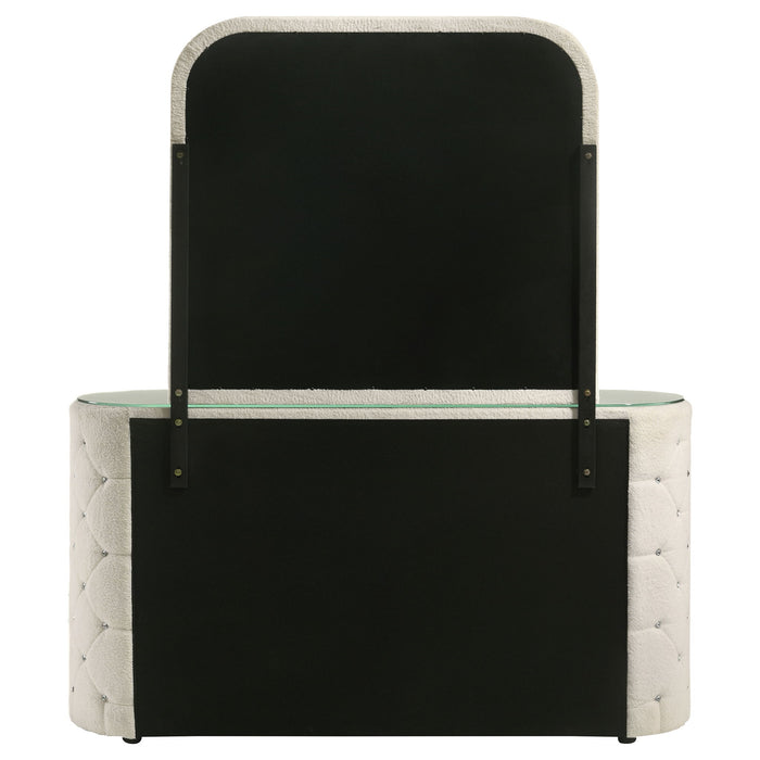 Santiago - 6 Drawer Dresser With Mirror - Ivory