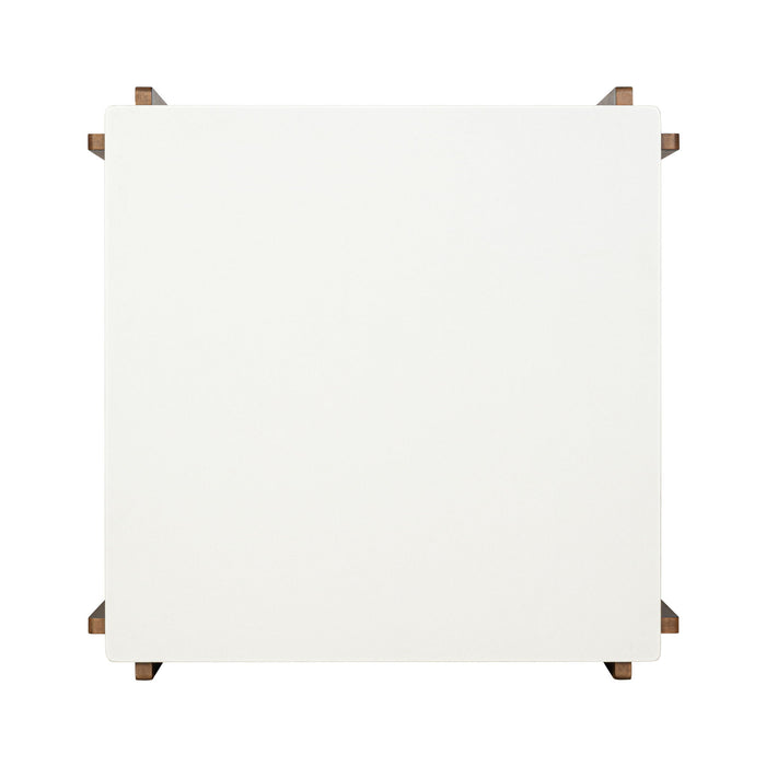 Lincoln - Square Coffee Table With Casters - Light Brown