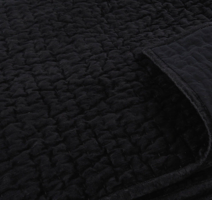 Bari - Velvet Sham - Onyx