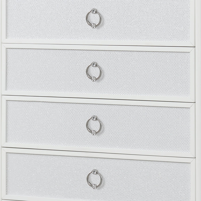 Abigale - 5 Drawer Chest With LED Lighting - White