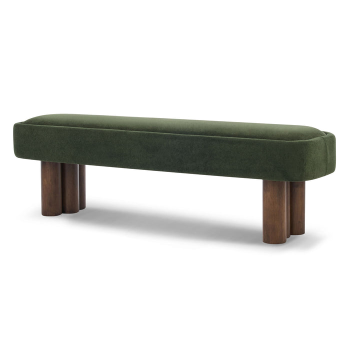 Chic Indoor Upholstered Dining Bench