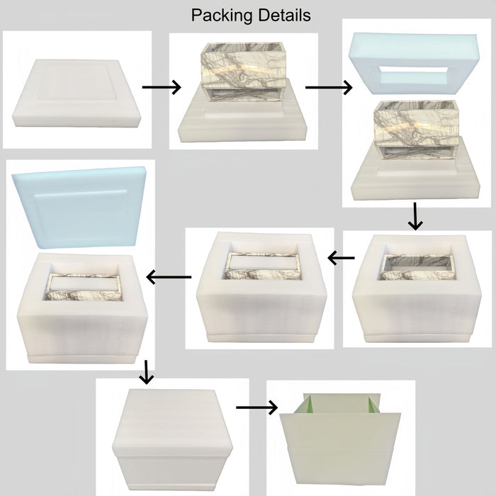 Modern Minimalist Hexagon Side Table