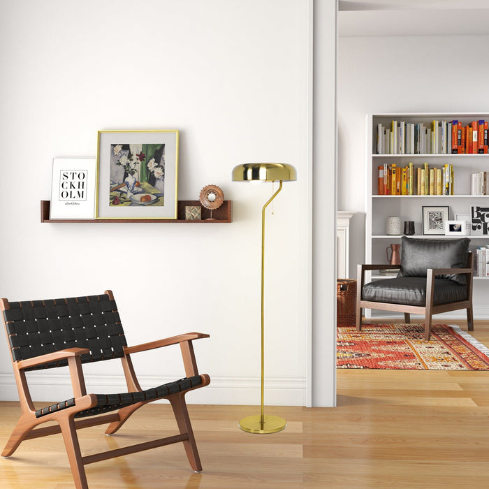 Spectra - Tall Corner Floor Lamp For Living Room - Gold