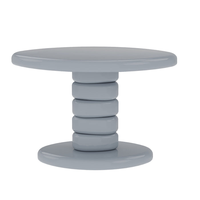 Stacked Cobblestone End Table