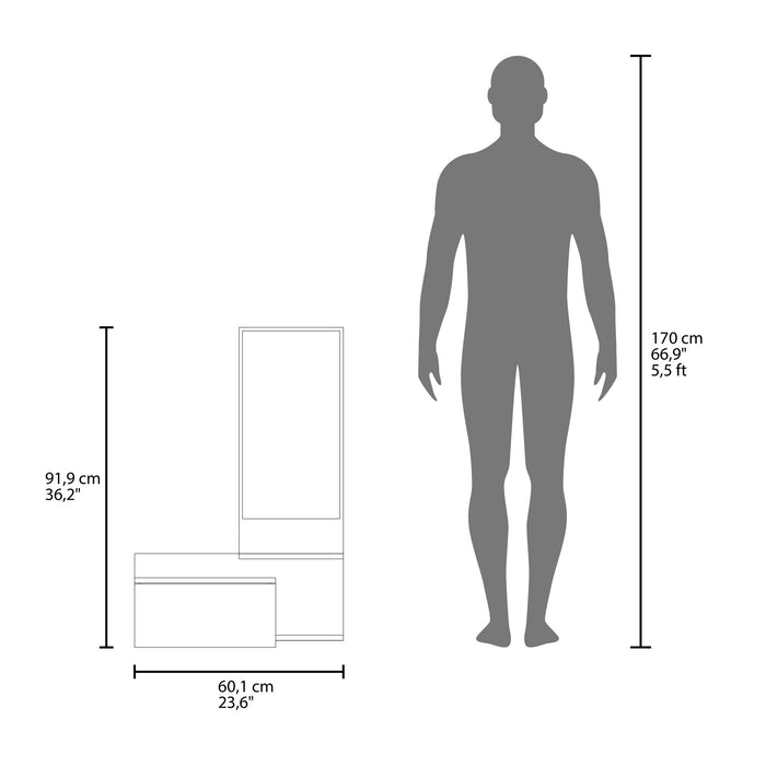 Lowell - Floating Hallway Cabinet