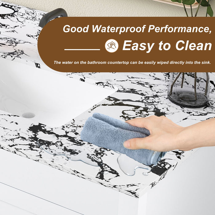 Bathroom Vanity & Storage - White