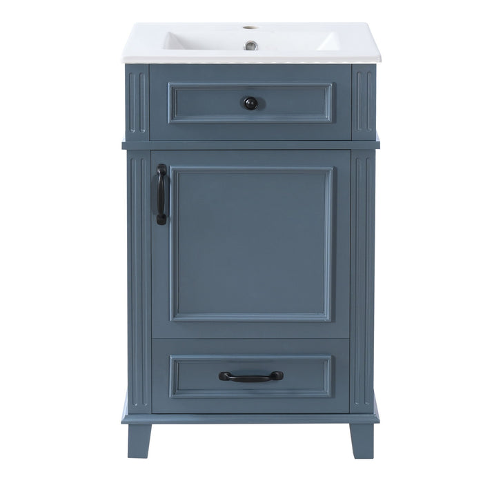 Bathroom Vanity With Sink, Drawer & Soft Closing Door