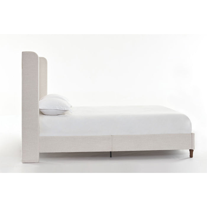 Harper - Tall Headboard Upholstered Bed / High Headboard / Elegant Simplicity / No Box Spring Needed