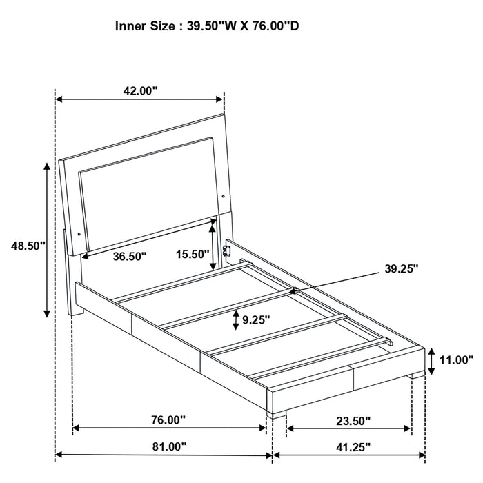 Dulcey - Bedroom Set & LED