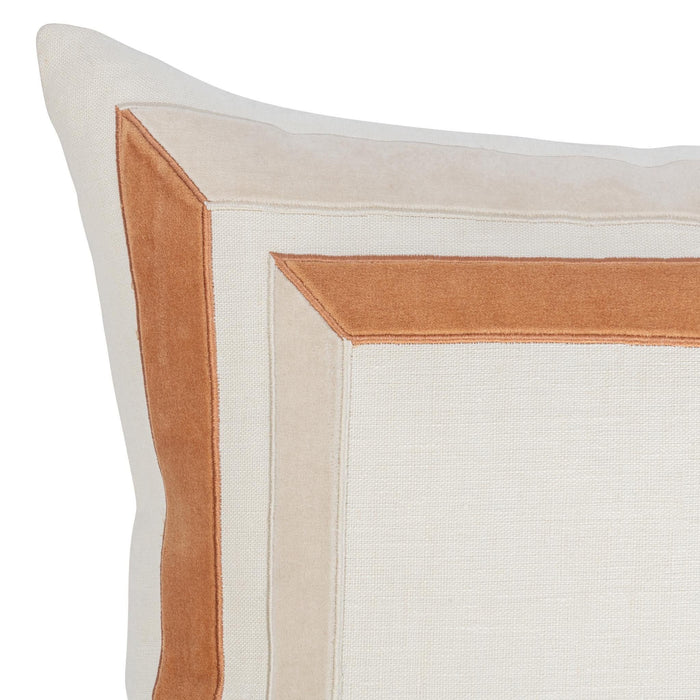 Novel Estate - 22" x 22" NV Maybrook Pillow - Ivory / Natural