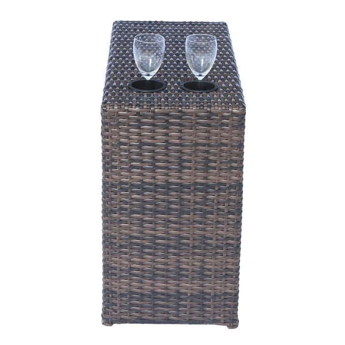 Stylish Wicker Patio Set Table