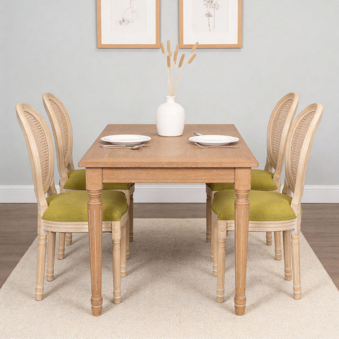 French Country Dining Chairs & Round Back (Set of 2)