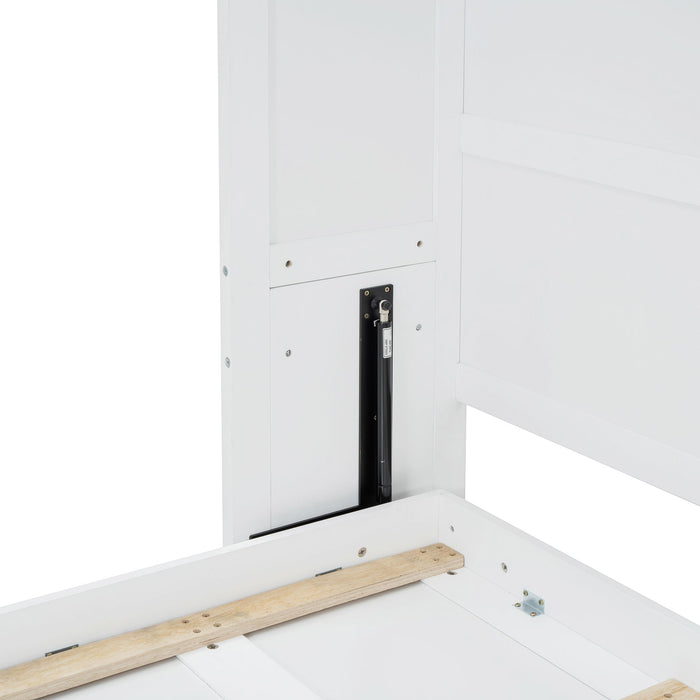 Murphy Wall Bed With Top Cabinets & Wine Rack