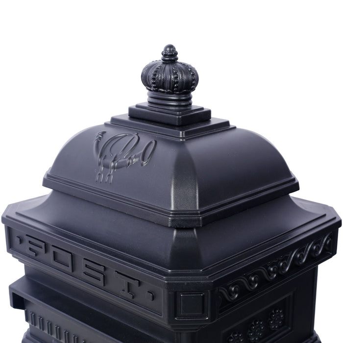 Mailboxs Residential Large-Capacity Letter Box, Rainproof Postbox Statue