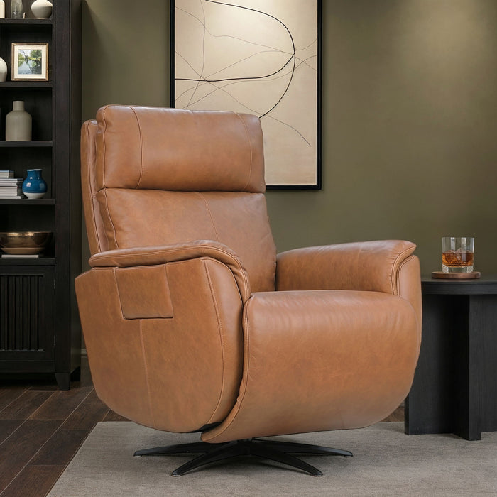Cove - Power Swivel Recliner With Power Headrest, Lumbar, Heat, & Massage