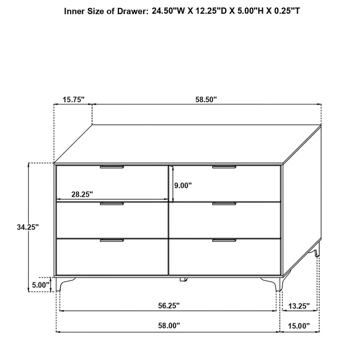 James - 4 Piece Bedroom Set