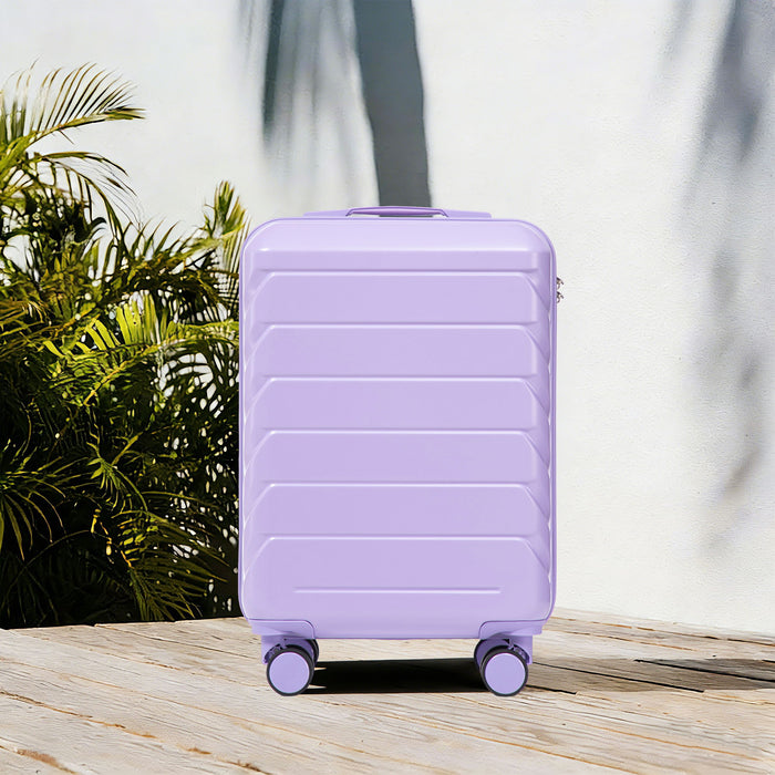 Hard Shell Travel Luggage With Scratch Resistant Surface