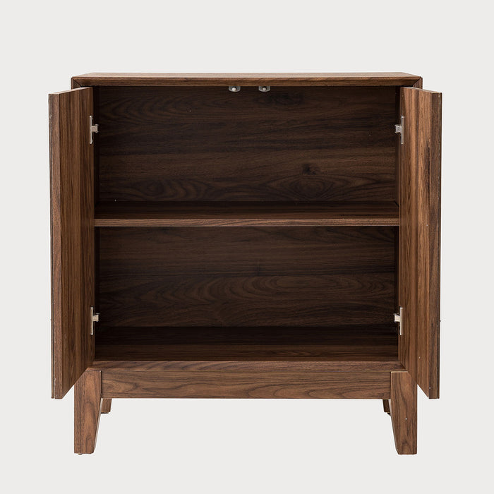 Double Door Cabinet - Walnut