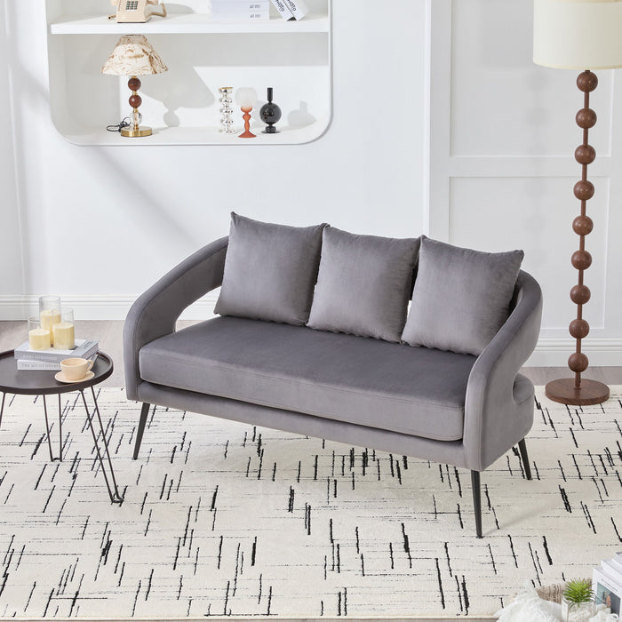 3 Piece Living Room Set, Loveseat & 2 Accent Chairs