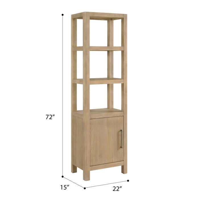 Pacific Grove - Pier Cabinet With Reversible Door - Sand Dune
