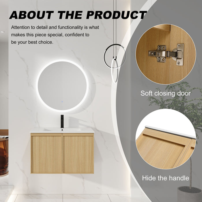 Floating Bathroom Vanity With Sink Combo