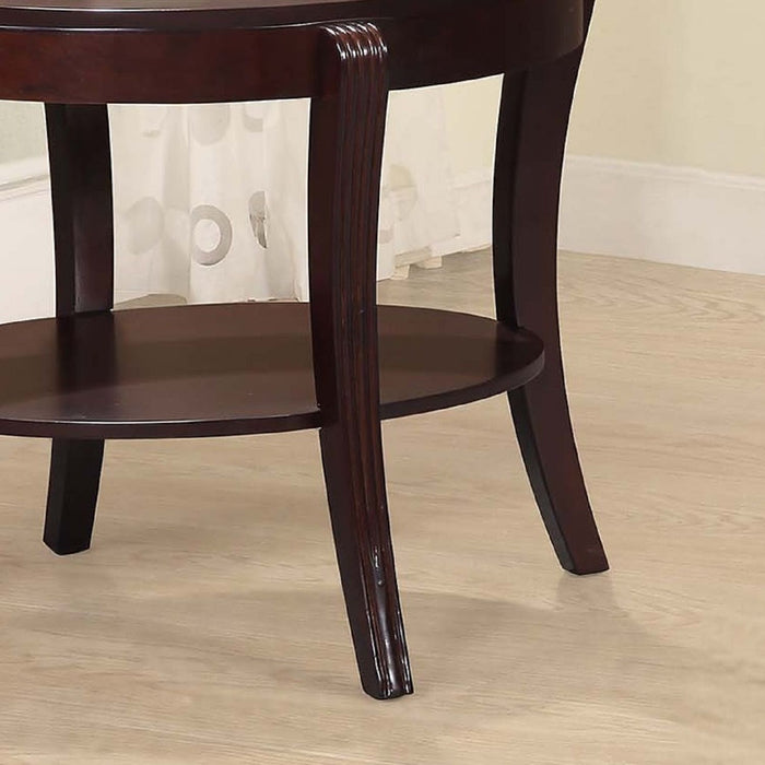 Table With Tempered Glass Shelf