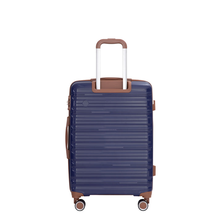 5 Piece Set Hardshell Carry On Luggage Set With Tsa Lock